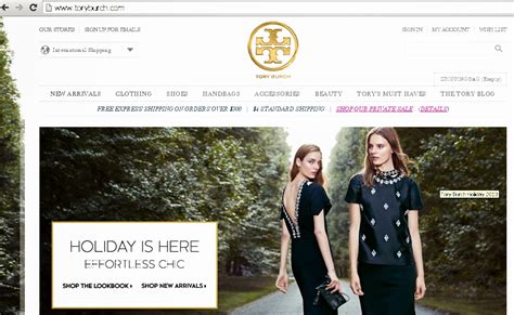 Tory Burch us website